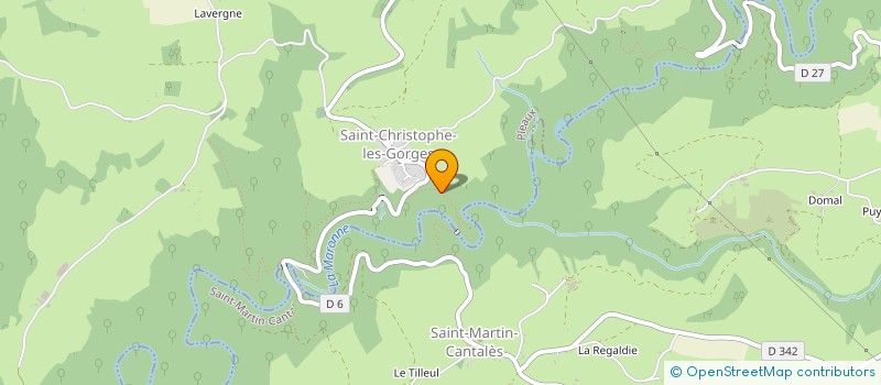 localisation de l'entreprise COMITE FETES ST CHRISTOPHE LES GORGES à PLEAUX