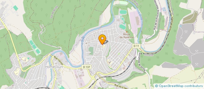 localisation de l'entreprise COMITE FETES VILLE DE JOEUF  JUF