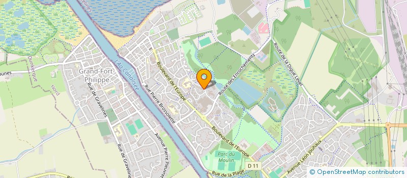 localisation de l'entreprise COMITE FLANDRES USEP à GRAVELINES