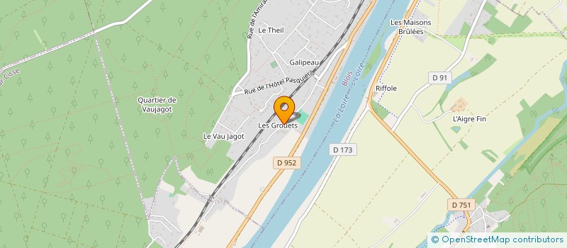 localisation de l'entreprise COMITE FLYING-DISC 41  BLOIS