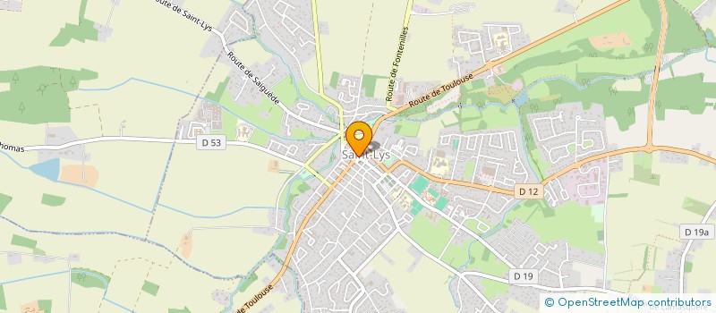 localisation de l'entreprise COMITE FNACA DE SAINT-LYS  SAINT-LYS