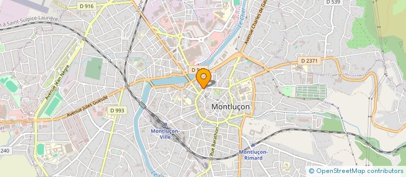 localisation de l'entreprise COMITE FORESTIALES DE TRONCAIS à MONTLUCON