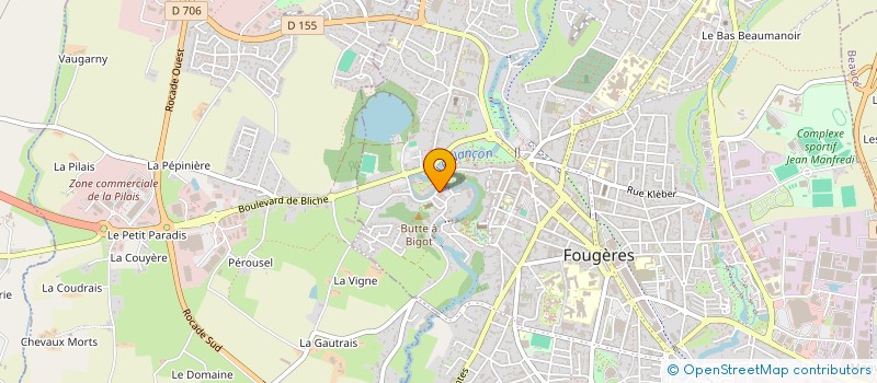 localisation de l'entreprise COMITE FOUGERAIS ENSEIGN CATHO à FOUGERES