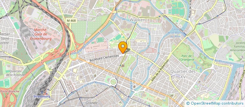 localisation de l'entreprise COMITE FRANC BUREAU EUROP LANGUES MINOR à STRASBOURG