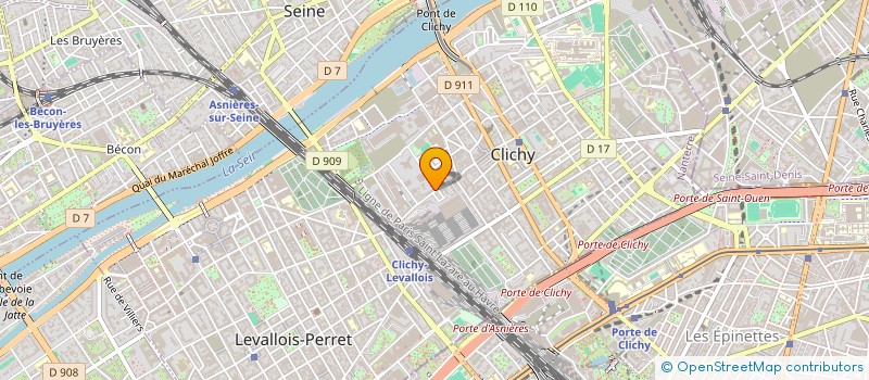 localisation de l'entreprise COMITE FRANC ETIQUETAGE ENTRETIEN TEXTIL à CLICHY