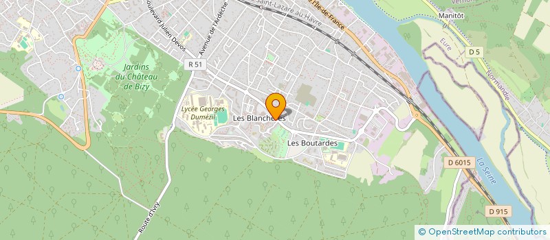 localisation de l'entreprise COMITE FRANCAIS DE SECOURISME DE L'EURE à VERNON