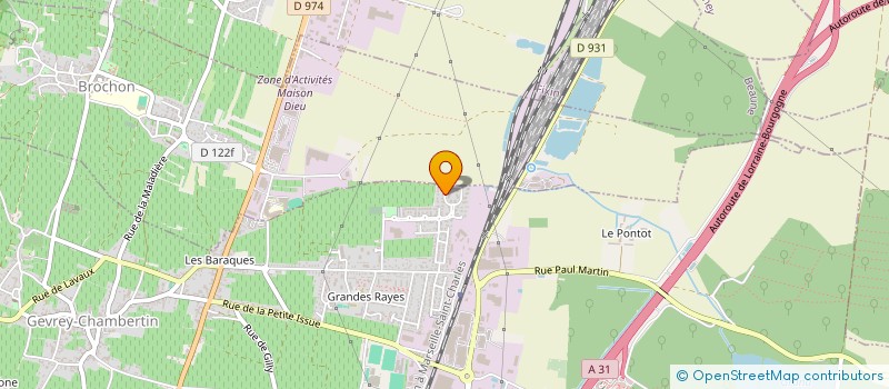 localisation de l'entreprise COMITE FRANCAIS DE SECOURISME DE LA COTE D OR  GEVREY-CHAMBERTIN