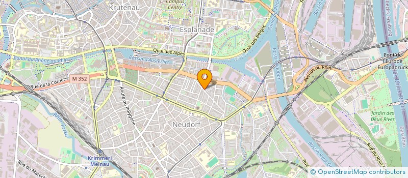 localisation de l'entreprise COMITE FRANCAIS DE SECOURISME DU BAS RHIN à STRASBOURG