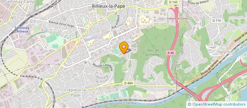 localisation de l'entreprise COMITE FRANCAIS DE SECOURISME DU RHONE  LYON