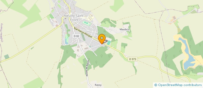 localisation de l'entreprise COMITE FRANCAIS DE SECOURISME ET DE PROTECTION CIVILE DE L AISNE  NEUILLY-SAINT-FRONT