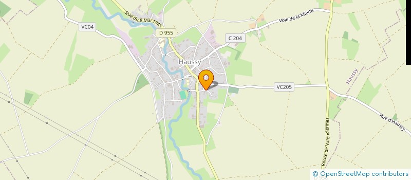 localisation de l'entreprise COMITE FRANCAIS DE SECOURISME ET DE PROTECTION CIVILE DU NORD à HAUSSY