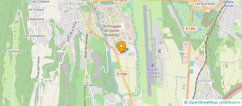 localisation de l'entreprise COMITE FRANCAIS DES BARRAGES ET RESERVOIRS  LA MOTTE-SERVOLEX