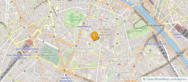 localisation de l'entreprise COMITE FRANCAIS PATRIMOINE GEOLOGIQUE à PARIS