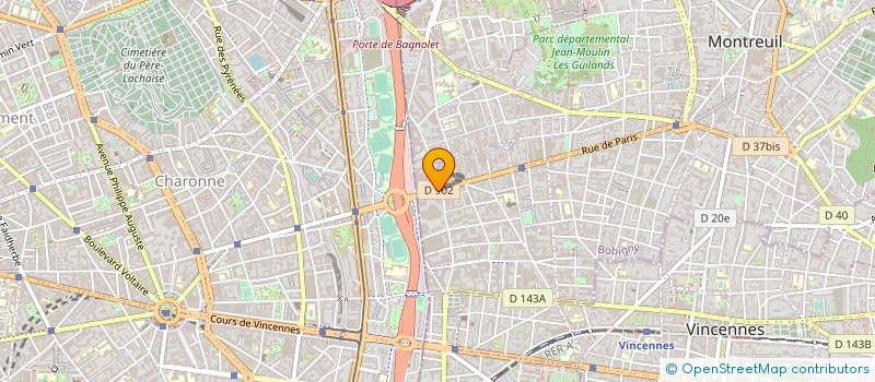 localisation de l'entreprise COMITE FRANCAIS POUR L'U.I.C.N à MONTREUIL