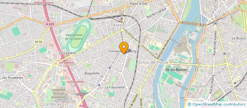 localisation de l'entreprise COMITE FRANCE AMERIQUE LATINE  TOULOUSE  TOULOUSE