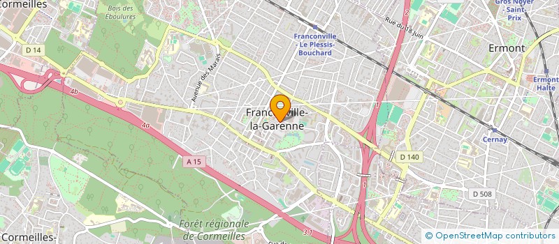 localisation de l'entreprise COMITE FRANCONVILLOIS CULTURE FETES  FRANCONVILLE