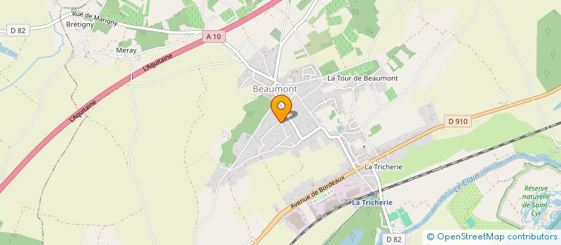 localisation de l'entreprise COMITE GENERAL DES FETES DE BEAUMONT  BEAUMONT SAINT-CYR