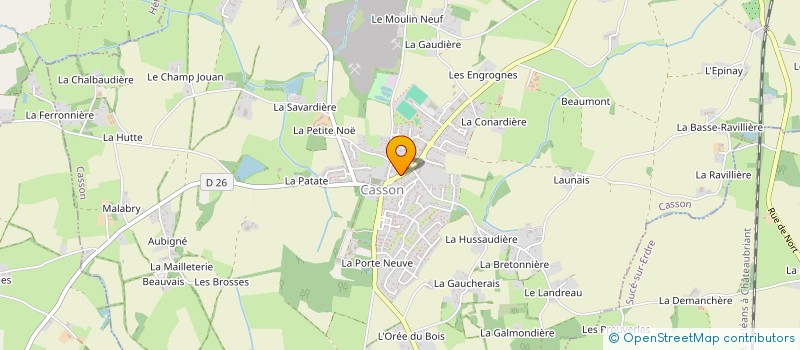 localisation de l'entreprise COMITE GESTIO RESTAU SCOLAIRE PETIT MARS à PETIT-MARS