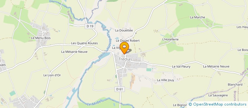 localisation de l'entreprise COMITE GESTION CANTI SCOLAIRE SEVIGNAC à SEVIGNAC