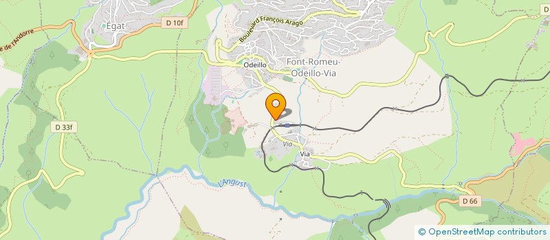 localisation de l'entreprise COMITE GESTION CANTINE C N R S  FONT-ROMEU-ODEILLO-VIA