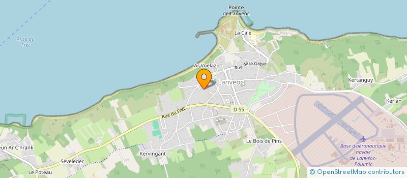localisation de l'entreprise COMITE GESTION CANTINES CROZON à CROZON