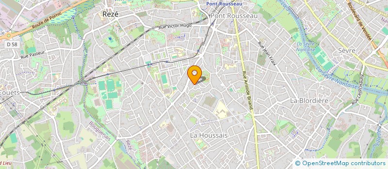 localisation de l'entreprise COMITE GESTION CLAIRE CITE à REZE