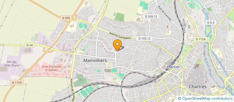 localisation de l'entreprise COMITE GESTION COLO VACANCE à MAINVILLIERS