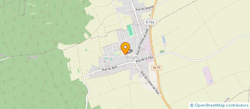 localisation de l'entreprise COMITE GESTION DE LA CANTINE à JEUGNY