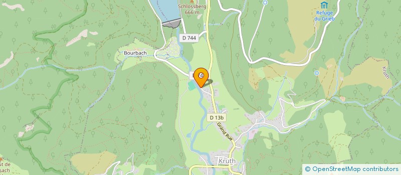 localisation de l'entreprise COMITE GESTION DU CAMPING LE SCHLOSSBERG à KRUTH