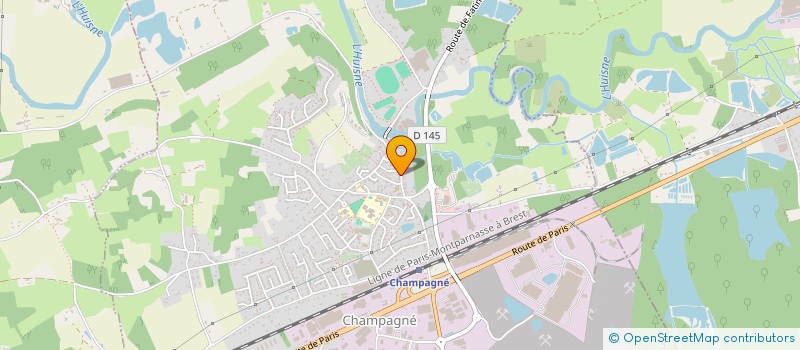 localisation de l'entreprise COMITE GESTION DU CTRE SOCIAL CHAMPAGNE à CHAMPAGNE