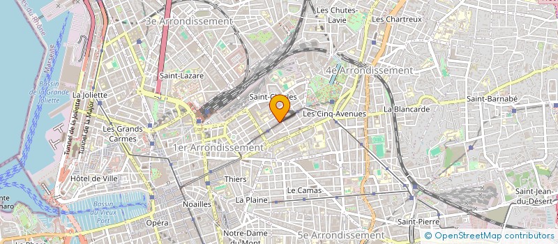 localisation de l'entreprise COMITE GESTION MESS POLICE à MARSEILLE