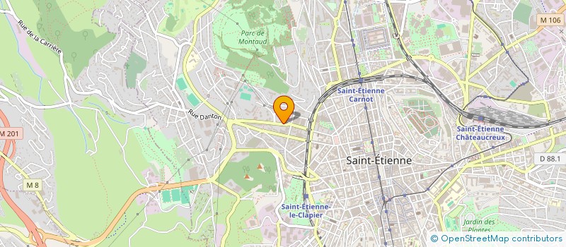 localisation de l'entreprise COMITE GESTION OEUVRE SOCIALE HLM LOIRE à SAINT-ETIENNE