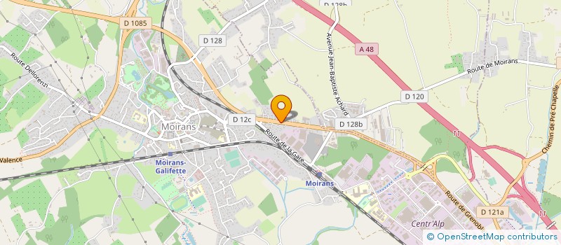 localisation de l'entreprise COMITE GESTION RESTAU SCOLAIRE à SAINT-JEAN-DE-MOIRANS