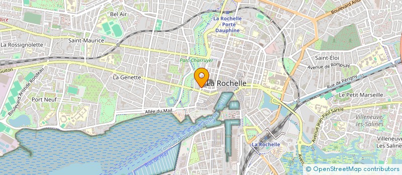 localisation de l'entreprise COMITE GESTION RESTAUR INTERADM FETILLY à LA ROCHELLE