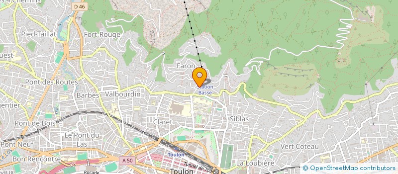 localisation de l'entreprise COMITE GESTION RESTAURANT PERSON CIVIL  TOULON