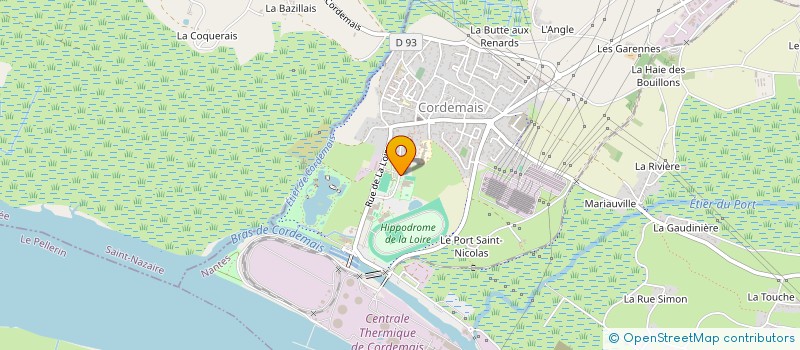 localisation de l'entreprise COMITE GESTION RESTAURANT SCOLAIRE  LE TEMPLE-DE-BRETAGNE