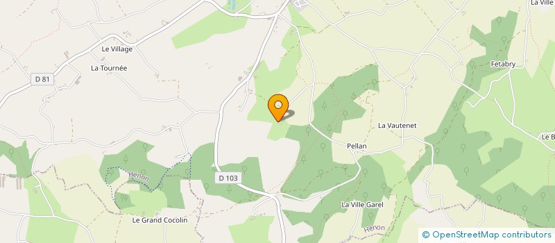 localisation de l'entreprise COMITE GESTION SALLE POLYVALEN  PLOEUC-L'HERMITAGE