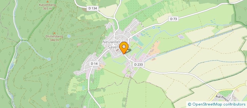 localisation de l'entreprise COMITE GESTION SALLE POLYVALENTE  NIEDERSOULTZBACH