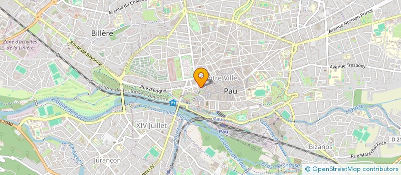 localisation de l'entreprise COMITE GRAMONT à PAU