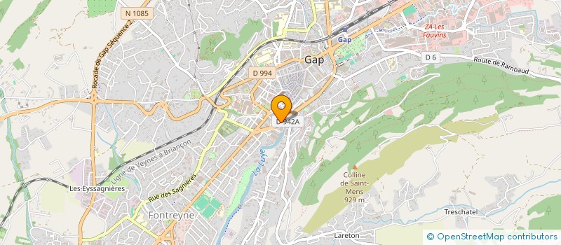 localisation de l'entreprise COMITE HAUT ALPIN DES ECHECS  GAP