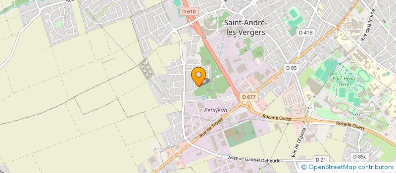 localisation de l'entreprise COMITE HOPITAUX & ORPHELINS DU CAMBODGE à SAINT-ANDRE-LES-VERGERS