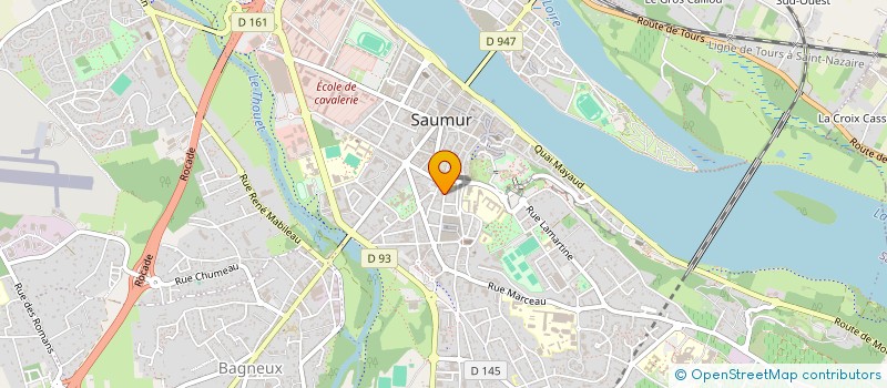 localisation de l'entreprise COMITE HOSPITALIER ROUSSEAU à SAUMUR