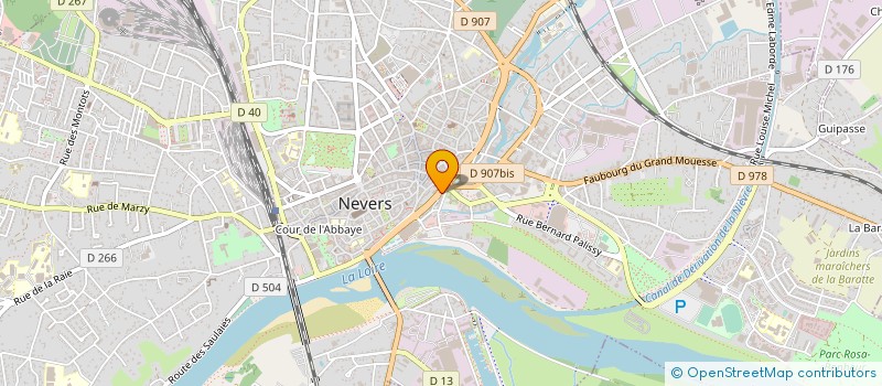 localisation de l'entreprise COMITE HYGIENE EDUCAT SANITAIR à NEVERS