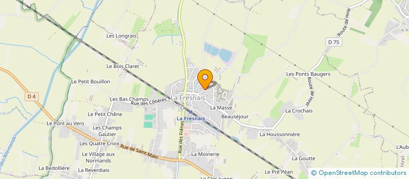 localisation de l'entreprise COMITE ILLE ET VILAINE DE FLECHETTES  LA FRESNAIS