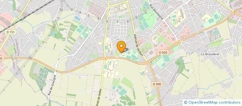 localisation de l'entreprise COMITE INDRE NATATION à CHATEAUROUX