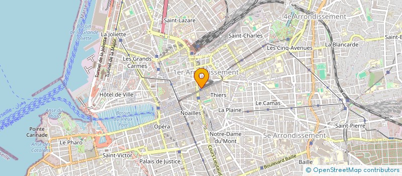 localisation de l'entreprise COMITE INFORMAT CREATION ARTIST DEVELOPP à MARSEILLE