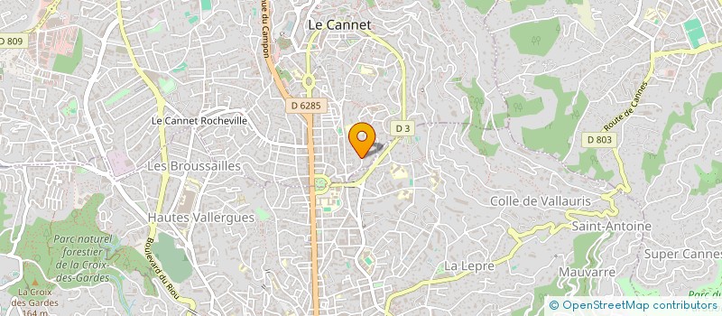 localisation de l'entreprise COMITE INIT FEDER EUROP MAISONS DEPAYS à LE CANNET