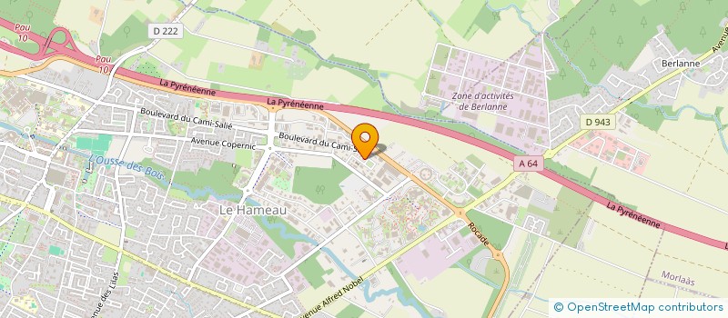 localisation de l'entreprise COMITE INSERTION PERSONNES HANDICAPEES à PAU