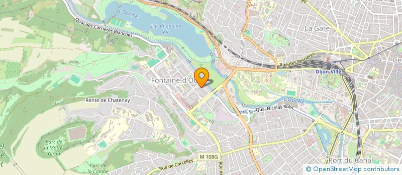 localisation de l'entreprise COMITE INTER-ASSOCIATIONS DE FONTAINE D'OUCHE  DIJON