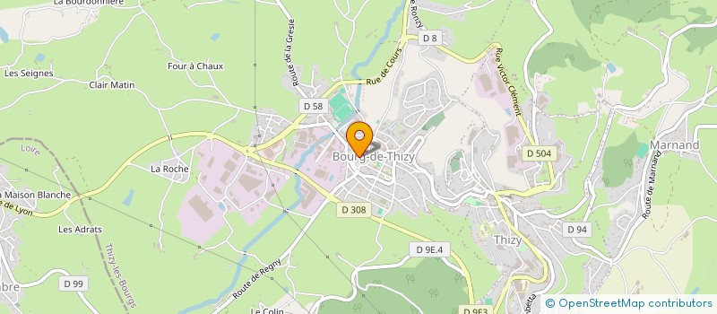 localisation de l'entreprise COMITE INTER-CLASSE EN 7 à THIZY-LES-BOURGS